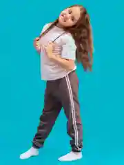 Серый брюки