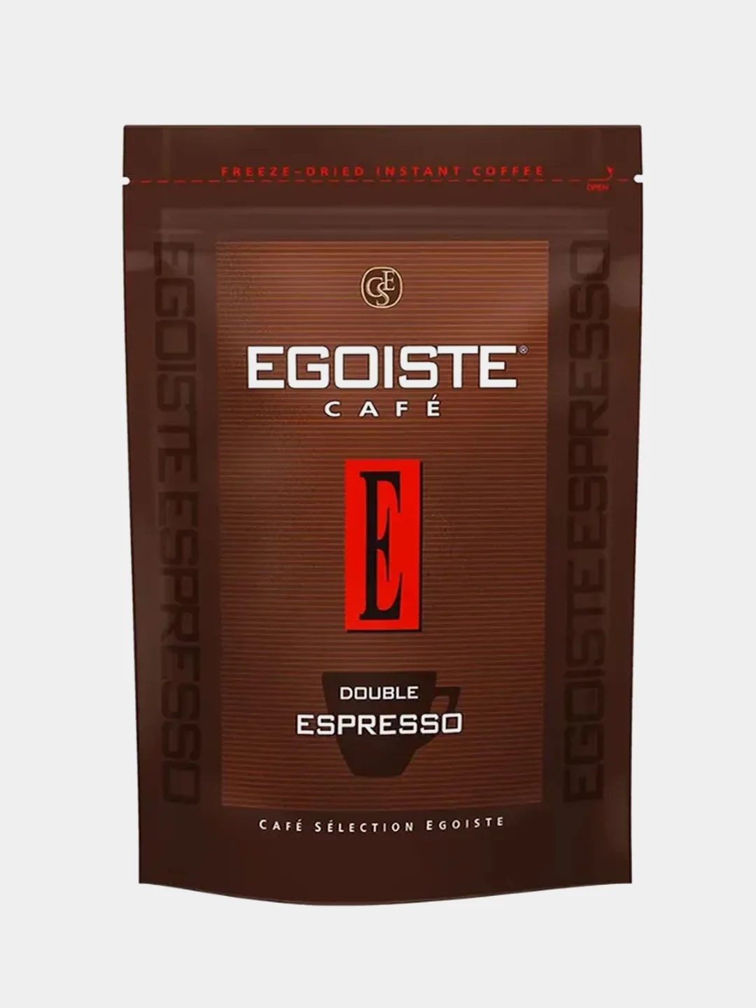 Кофе сублимированный EGOISTE Double Espresso дой-пак, 70 г