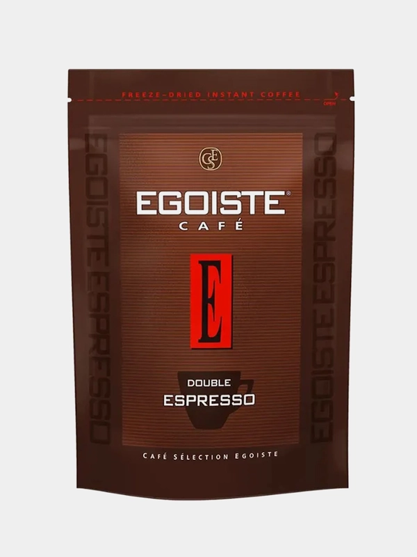 Кофе сублимированный EGOISTE Double Espresso дой-пак, 70 г