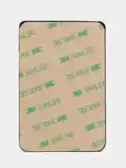 Черный картхолдер для телефона силиконовый, карман для карт