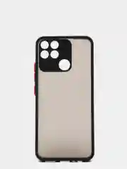 Черный чехол Realme NARZO 50A, Realme C25, Realme C25S, Realme C12 защита камеры, матовая спинка