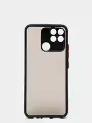 Черный чехол Realme NARZO 50A, Realme C25, Realme C25S, Realme C12 защита камеры, матовая спинка