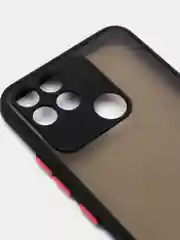Черный чехол Realme NARZO 50A, Realme C25, Realme C25S, Realme C12 защита камеры, матовая спинка