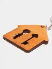 Брелок деревянный " Домик"
