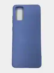 Голубой чехол для Xiaomi Redmi Note 9T силиконовый c soft touch покрытием