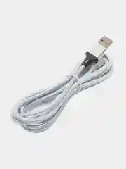Серебряный магнитный кабель без разъема 3А, разъёмы MicroUSB, Type-C, Lightning для Андроид, iPhone