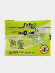 Белый браслет-резинка спираль от комаров NADZOR BOTANIC