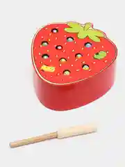 Красный магнитная рыбалка с червячками