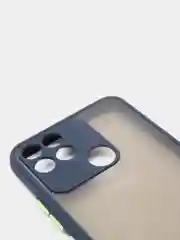 Бирюзовый чехол Realme NARZO 50A, Realme C25, Realme C25S, Realme C12 с защитой камеры