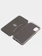 Черный samsung A01, A10, A11, A20, A30, A21S, A41, A50, A51, А52,A71, M21, M31, M31S чехол-книжка