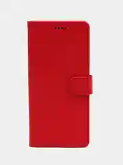 Алый кожаный PU чехол книжка Xiaomi Redmi 9A