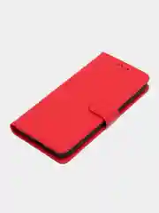 Алый кожаный PU чехол книжка Xiaomi Redmi 9A