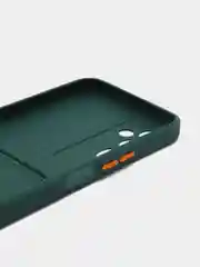 Бирюзовый чехол TECNO POVA 4 / TECNO POVA NEO 2 с защитой камеры и карманом для пластиковой карты