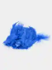 Синий перья декоративные