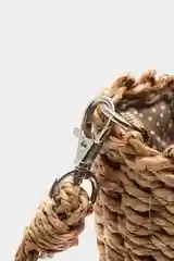 Коричневый соломенная сумка, пляжная сумка