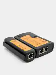 Черный тестер сетевого кабеля LAN RJ-45, RJ-12
