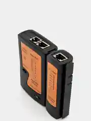 Черный тестер сетевого кабеля LAN RJ-45, RJ-12