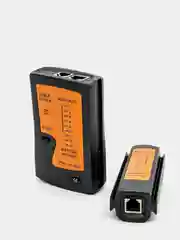 Черный тестер сетевого кабеля LAN RJ-45, RJ-12