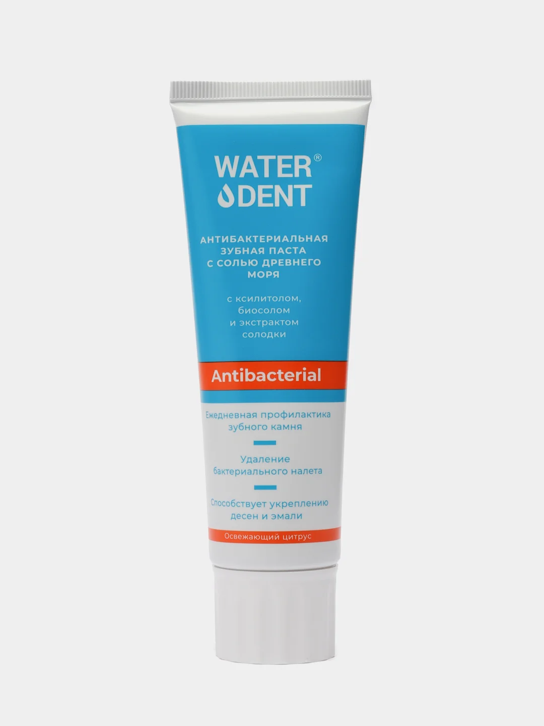 Зубная паста для укрепления эмали и десен Свежий цитрус Waterdent