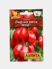 Семена Томат "Пир на весь мир" низкорослый для открытого грунта и теплиц