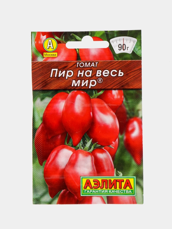 Семена Томат "Пир на весь мир" низкорослый для открытого грунта и теплиц