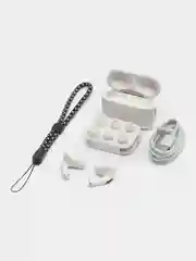 Белый беспроводные наушники Deppa Air Pro 2 ANC