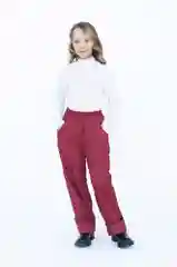 Бордовый брюки демисезонные на флисе,Arctic kids