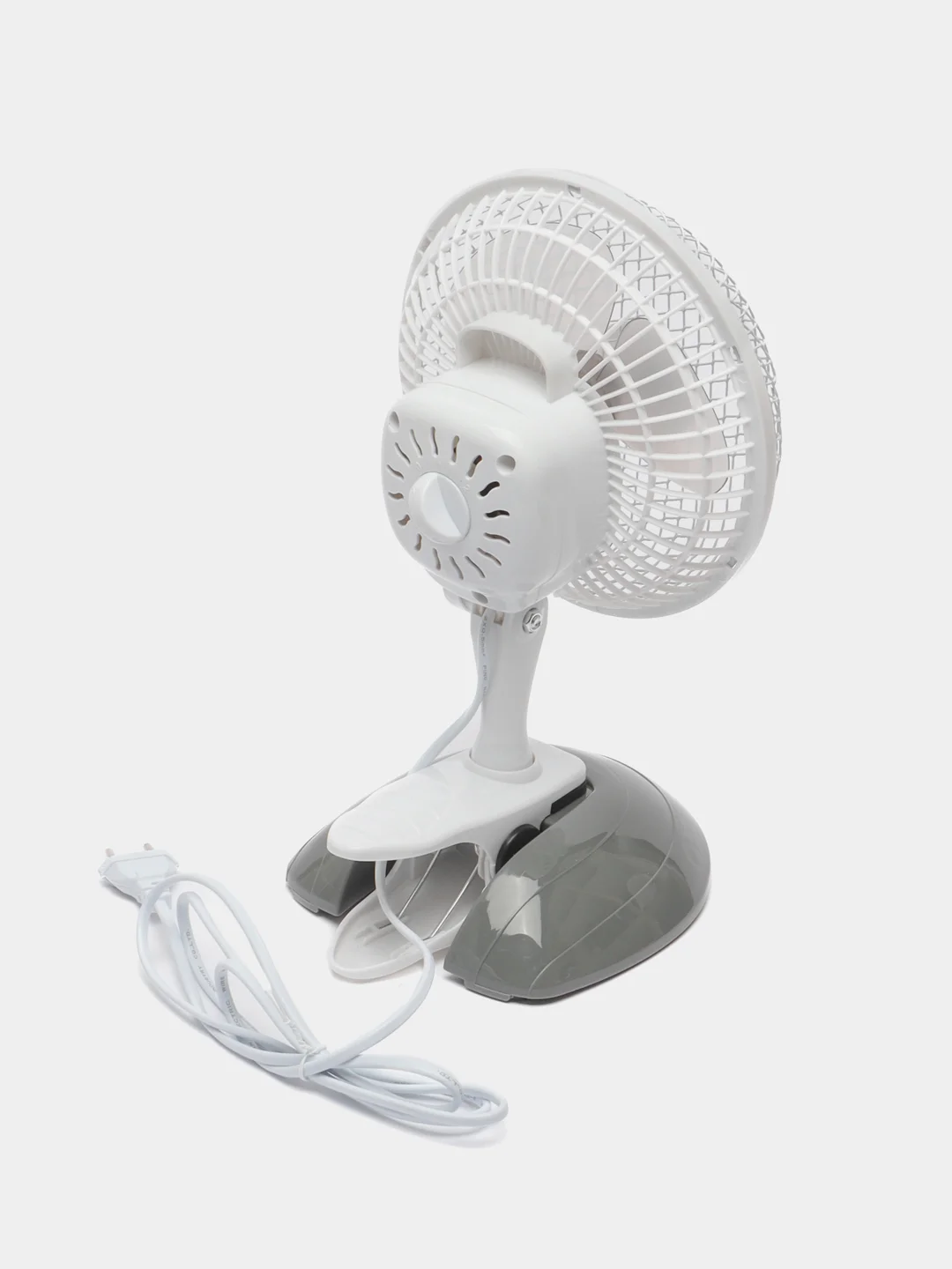 Настольный вентилятор VKL electric VTF-03 Gray, 20 Вт, 2 режима, 220 В