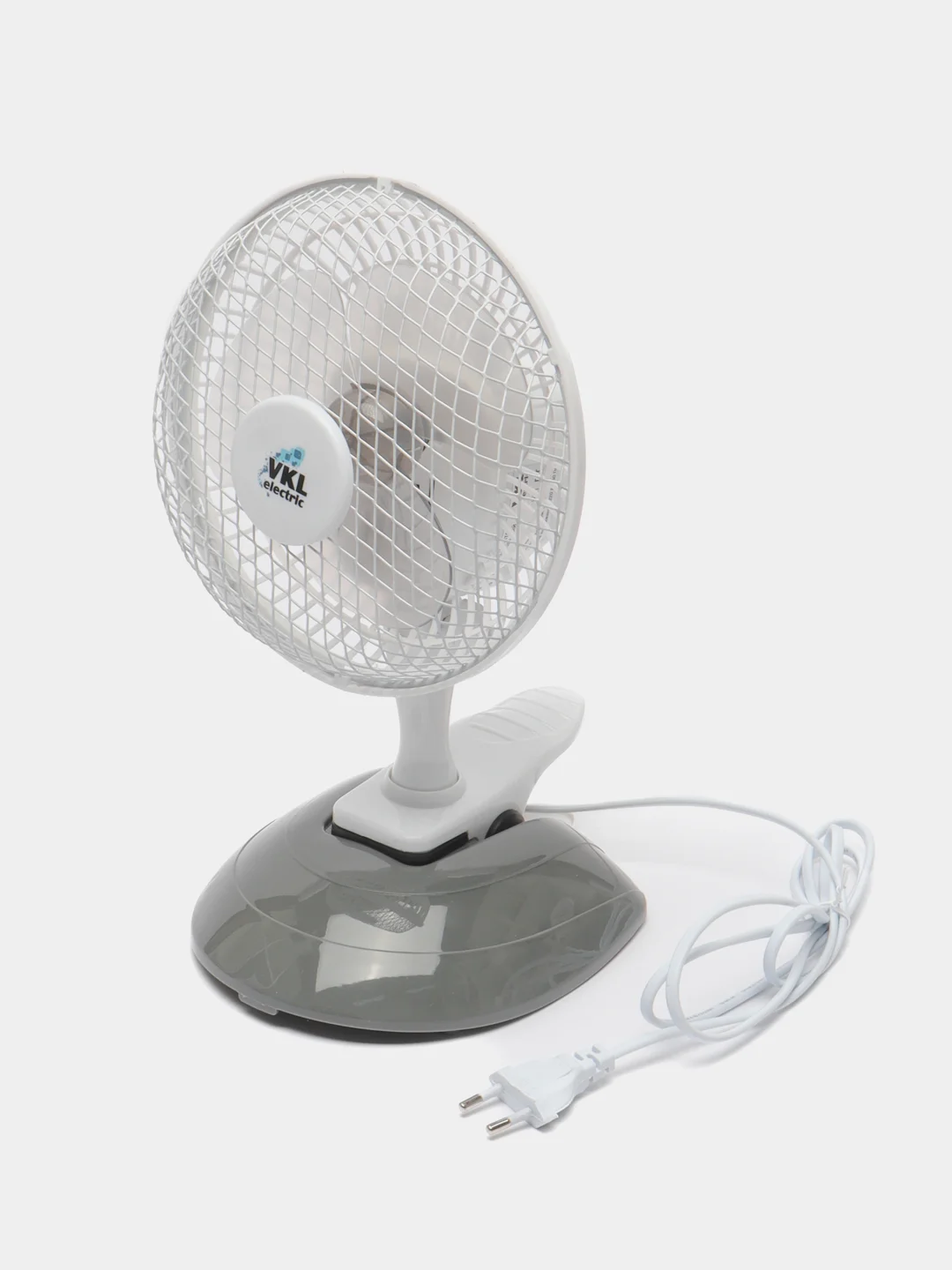 Настольный вентилятор VKL electric VTF-03 Gray, 20 Вт, 2 режима, 220 В