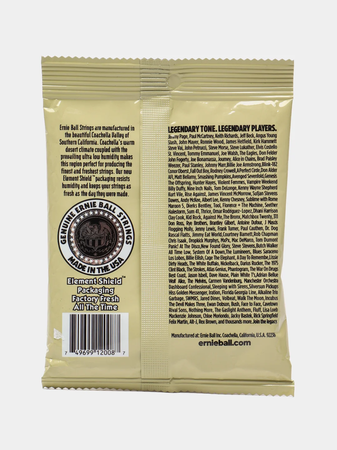 Струны для акустической гитары Ernie Ball Earthwood 2008