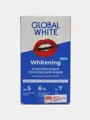 Отбеливающие полоски для зубов, 5 тонов, GLOBAL WHITE