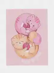 Кораллово-розовый открытка на 8 марта, разные размеры