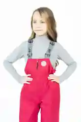 Тёмно-розовый полукомбинезон детский, Arctic kids, до -5 градусов