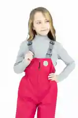Тёмно-розовый полукомбинезон детский, Arctic kids, до -5 градусов