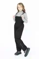 Черный полукомбинезон детский, зима до -20, Arctic kids