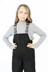 Черный полукомбинезон детский, зима до -20, Arctic kids