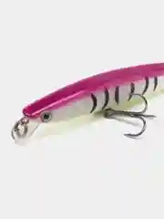 Розовый рыболовный воблер "Минноу" (Minnow), 8,7 см, 8 г, 10 цветов