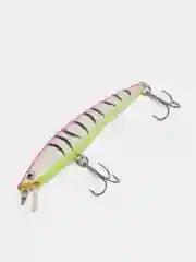 Розовый рыболовный воблер "Минноу" (Minnow), 8,7 см, 8 г, 10 цветов