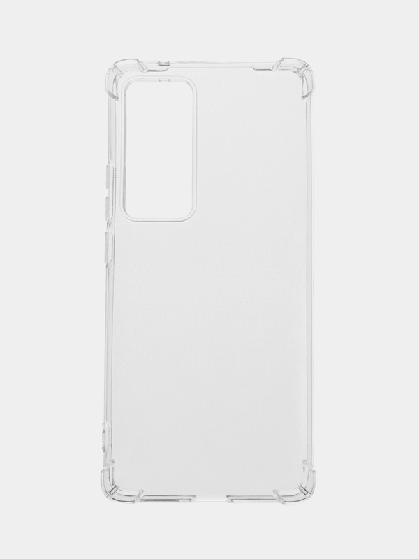 Чехол для Vivo X60 Pro, прозрачный, противоударный