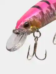 Розовый рыболовный воблер "Минноу" (Minnow), 11 см, 15 г, 7 цветов