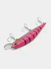 Розовый рыболовный воблер "Минноу" (Minnow), 11 см, 15 г, 7 цветов