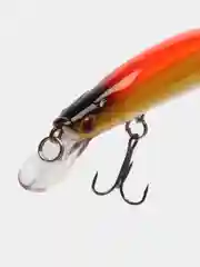 Оранжевый рыболовный воблер "Минноу" (Minnow), 10 см, 13 г, 5 цветов