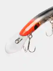 Серебряный рыболовный воблер "Минноу" (Minnow), 12,5 см, 25 г, 10 цветов