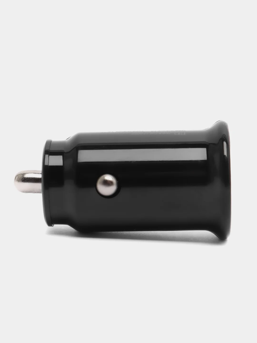 Черный автомобильное зарядное устройство в прикуриватель, Type-c USB 3,1А / зарядник телефона