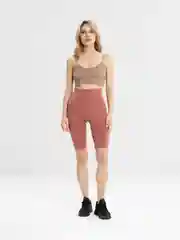 Коралловый велосипедки женские, спортивные