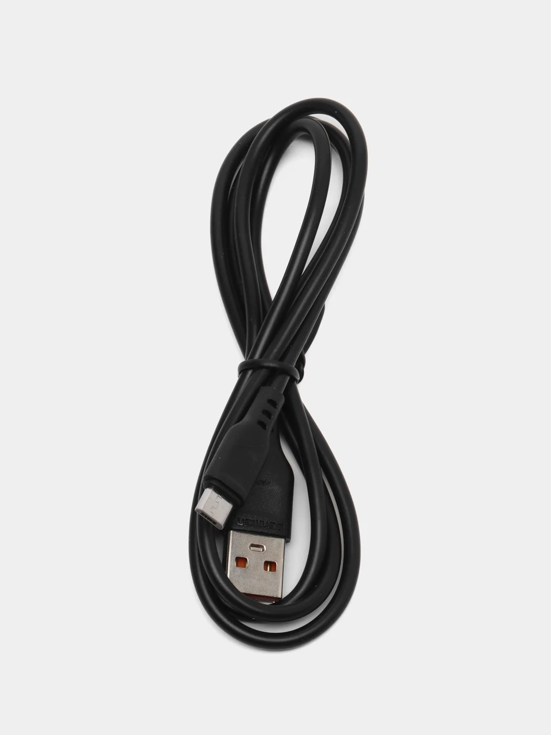 Белый usb кабель зарядный, 1.0м, DENMEN D01 2.4A, TypeC/MicroUSB/Lightning для Android и iPhone