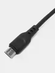 Белый usb кабель зарядный, 1.0м, DENMEN D01 2.4A, TypeC/MicroUSB/Lightning для Android и iPhone