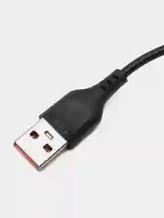 Белый usb кабель зарядный, 1.0м, DENMEN D01 2.4A, TypeC/MicroUSB/Lightning для Android и iPhone