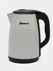Белый чайник электрический Sakura SA-2165WBG, 1500-1800 Вт