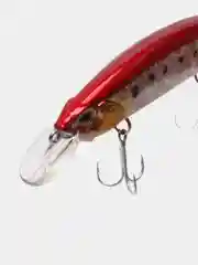 Бордовый рыболовный воблер "Минноу" (Minnow), 12 см, 17 г, 9 цветов